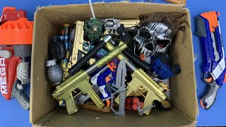 Gold Color Tec-9, Toy Realistic Guns, Army Special War Weapons, Scary Mask, Uzi And Nerf War Guns screenshot 4