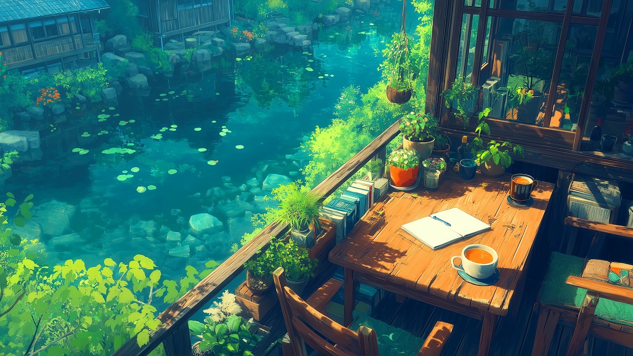 Тихая уютная атмосфера 🌿 ~ Lo-fi Кофе ☕ ~ Хип-хоп Lo-fi Chill для учебы/отдыха 🌼