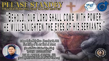 06 December 2024, 6:00pm, 1st Friday| Live Now Holy Mass at the Diocesan Shrine of Jesus #OnlineMass