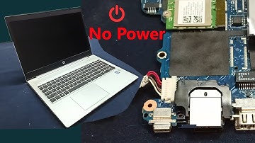 Hp Probook 450 g6 laptop No power|| power won