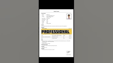 Resume kaise banaye 2023 | Resume kaise banaye mobile se #resumekaisebanaye #shorts #ytshorts