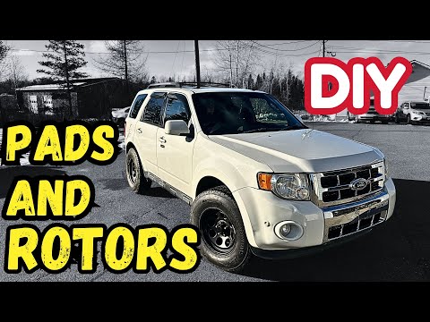 How to change the brake pads and rotors on your car DIY