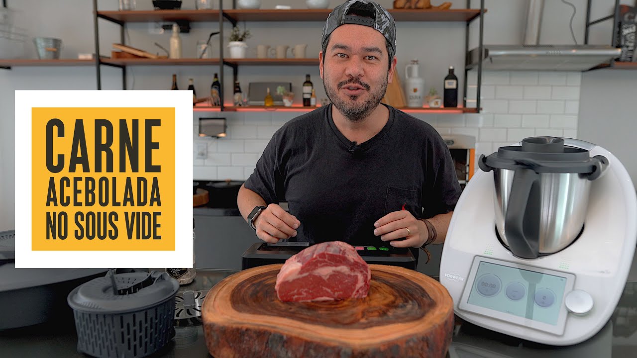Carne acebolada no Sous Vide! Só que um Ancho com cebola caramelizada! | Só Vide #288