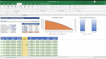 Mortgage Prepayment Amortization Schedule