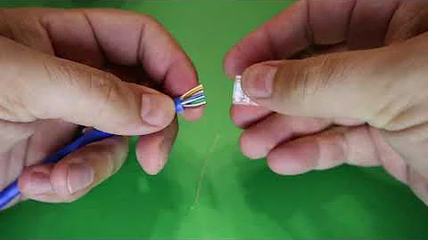 How to terminate CAT6 ethernet cable in 3 minutes