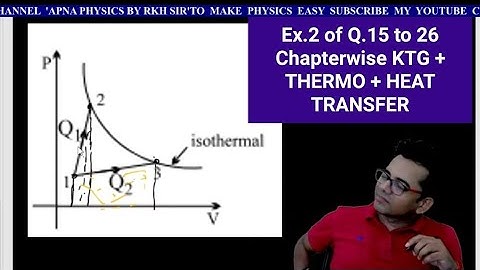Ex.2 of Q.15 to 26 Chapterwise KTG + THERMO + HEAT TRANSFER BY RKH SIR