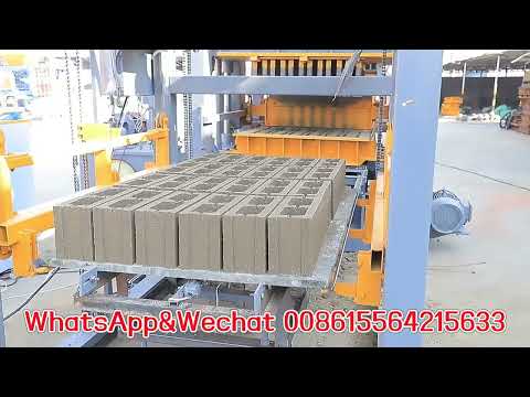 QT10-15 Automatic Production Line Hydraulic Concrete Hollow Block Making Machine Cement BrickFactory