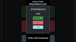 Stopwatch app screenshot 2