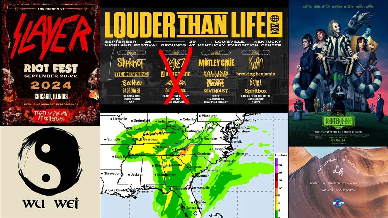 Riotfest, Louder Than Life, Final NOFX Shows, Hurricane Helene, Beetlejuice, Wu Wei and You Wei