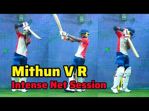 Mithun V R Intense Net Session | 13 Year Old Cricketer