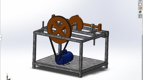 A dual slider shaping machine using a scotch yoke mechanism with motion in Solidworks.