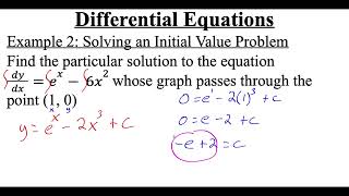 7.1.1 Differential Equations