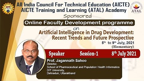 AICTE Training and Learning (ATAL) Academy Sponsored Online FDP Session-I Day-4 (8th July 2021)