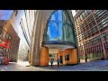 Exploring Unique Office Buildings in Broadgate & London Wall - 4K London Walk