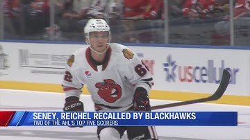 Blackhawks recall Seney and Reichel from the IceHogs