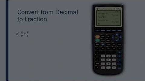 Introduction to the TI-83 / TI-84 Calculator
