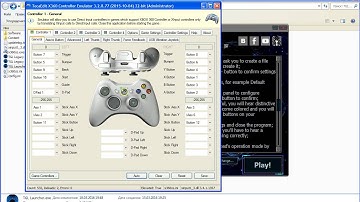 TGL Legacy, how to play with DirectInput gamepad