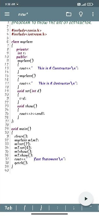 How to use destructor | C++ programming language #coding #programing ...