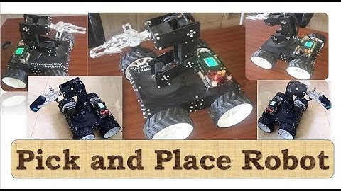 Pick and Place Robot (wireless) | Automatic control using mobile