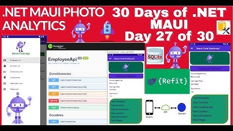 STEP 30.How to Create .NET MAUI APP With RESTful API in .NET Part 27||USING DATA GRID .NET MAUI||SQL