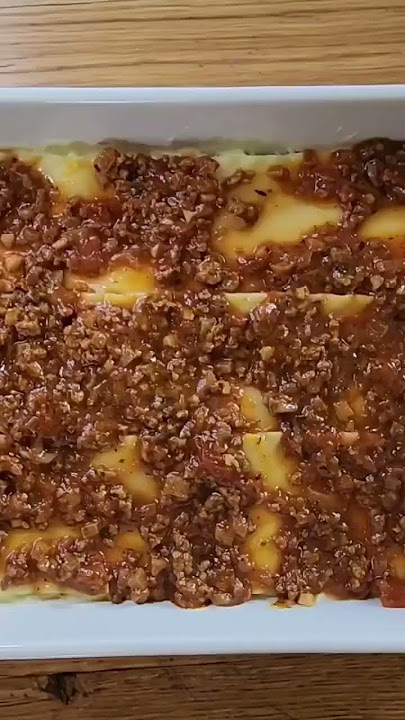 How to make Homemade Lasagna italian style!  #food #foodie