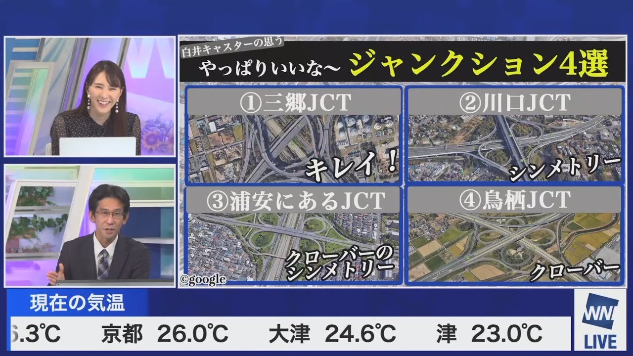 【白井ゆかり×山口剛央】ジャンクションまとめ【ウェザーニュース】 YouTube