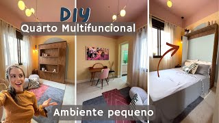 DIY Quarto de Hóspedes / Escritório / Cantinho de Meditação! #decor #kitnet #quarto