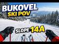 Skiing Bukovel, Ukraine | Slope 14A POV | GoPro Ski Run 2026