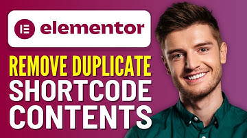 How to Remove Duplicate Shortcode Contents on Top of Elementor Editor | Easy 2024 Tutorial
