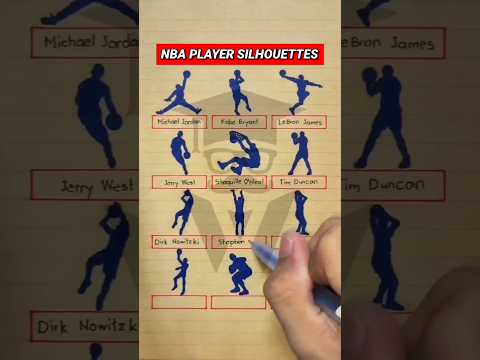 Famous NBA Players & Their Silhouettes