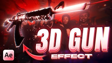 add CRAZY 3D GUN EFFECT in After Effects