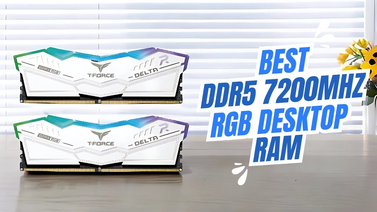 Team T-Force Delta RGB 16GB 7200MHz DDR5 Gaming RAM