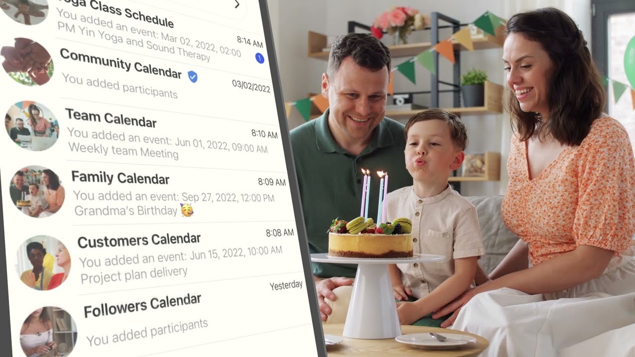GroupCal: Shared Calendar for Individuals and Businesses.