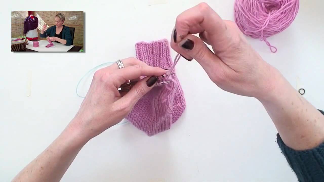 Learn to Knit Magic Loop Socks Part 6 YouTube