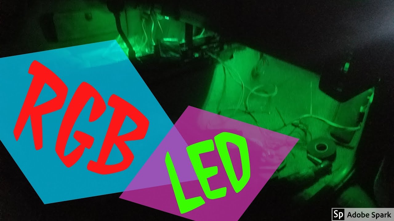 RGB Interior lights installed - YouTube