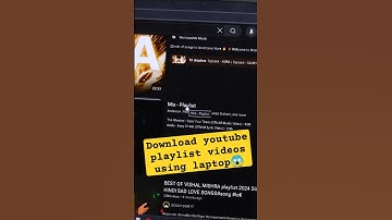 How to Download YouTube Playlist Videos on Laptop Using Command #techbro #shorts
