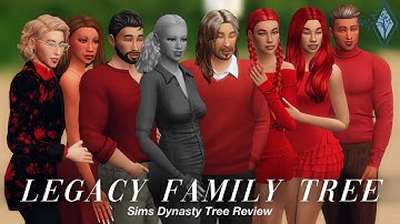 making a NEW family tree for my Sims 4 Legacy family || Sims Dynasty Tree review || solitasims