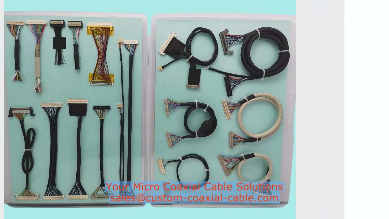 lvds micro coax Camera Link Mini for UAV gimbal micro coax cable for drone fpv video Garage Door Saf