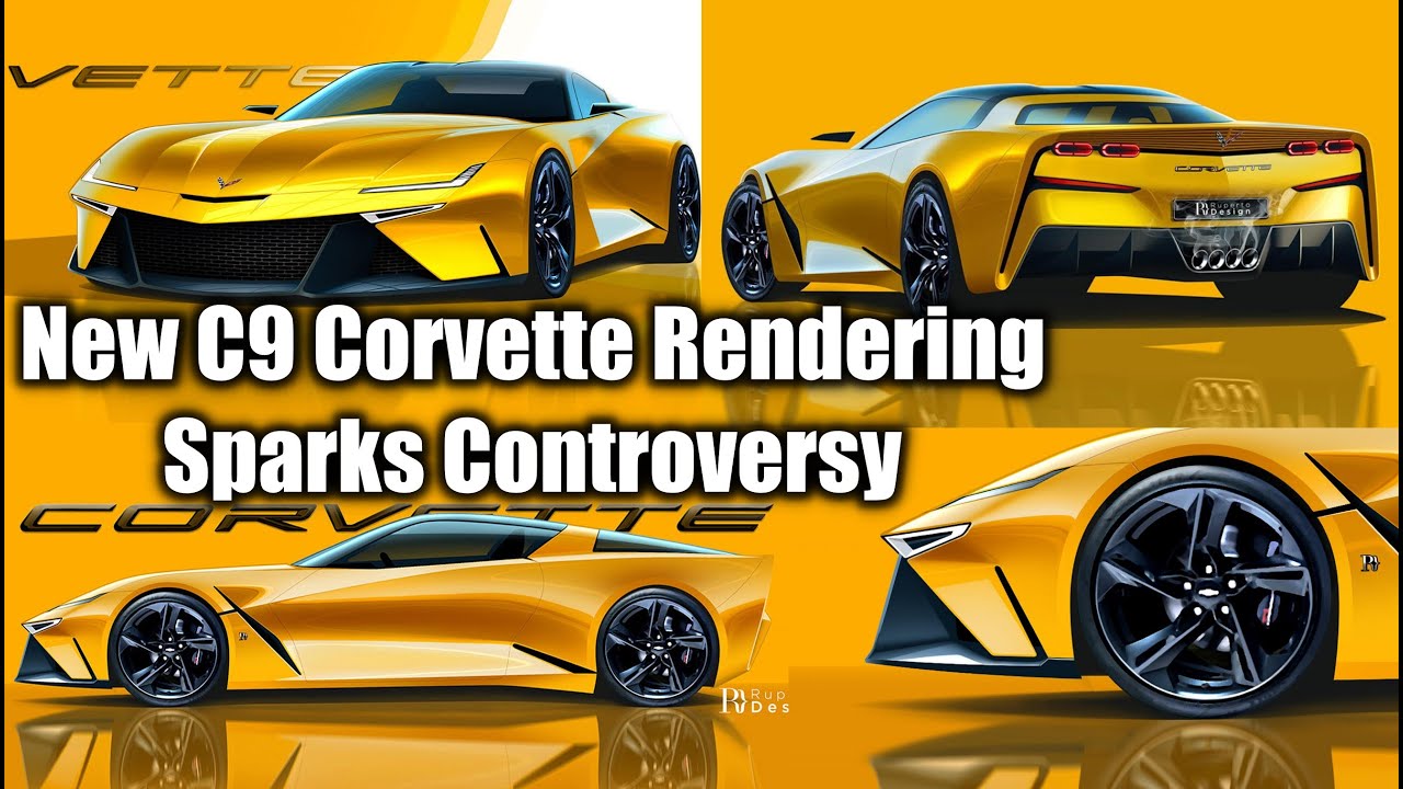 Next-Gen Corvette C9 Rendering Sparks Controversy!