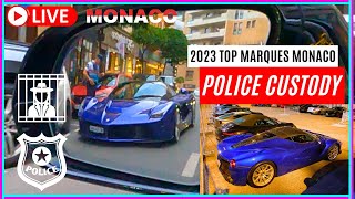 Laferrari In Police Custody | 2023 Top Marques, Monaco | 100 Cars In Jail! Exclusive Footage For You