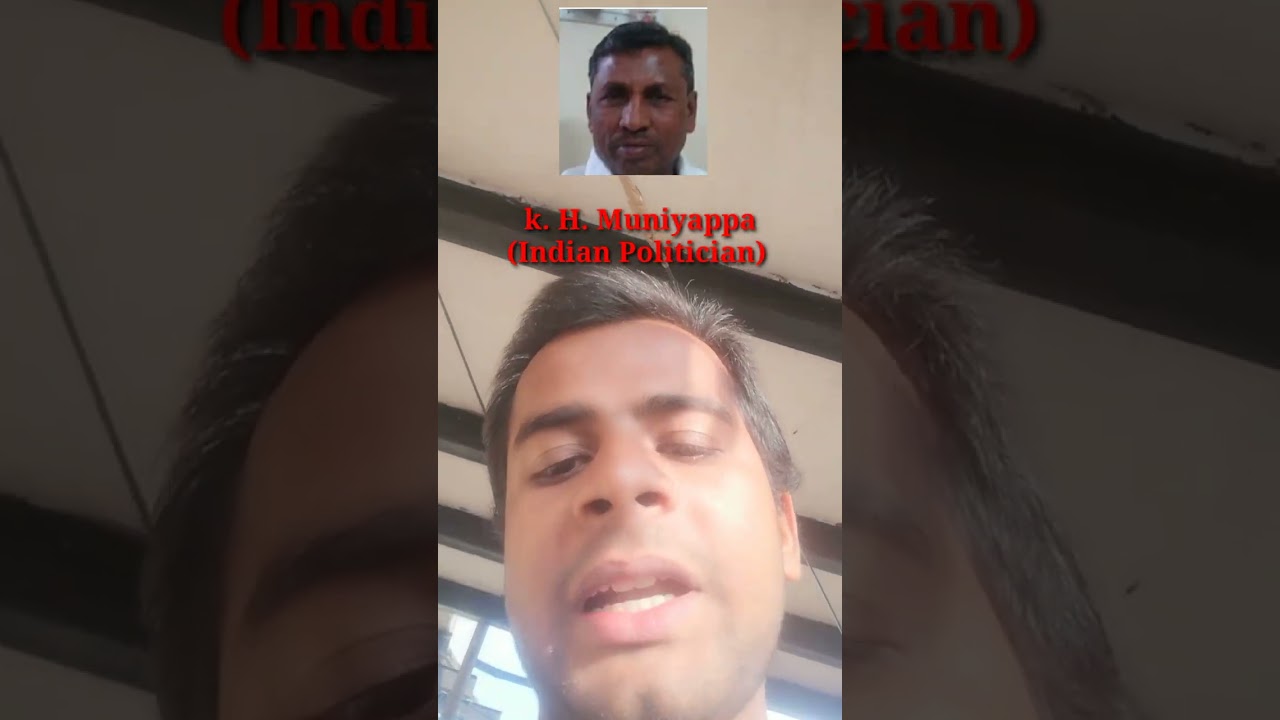 K. H. Muniyappa (Indian Politician) ji k birthday special