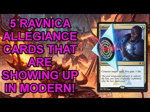 5 Ravnica Allegiance Cards in Modern Magic The Gathering Decks!
