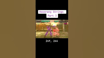 Hwoarang Strings Part 3 #fyp #tekken #tekken6 #ppsspp #hwoarang #combo #fightinggames