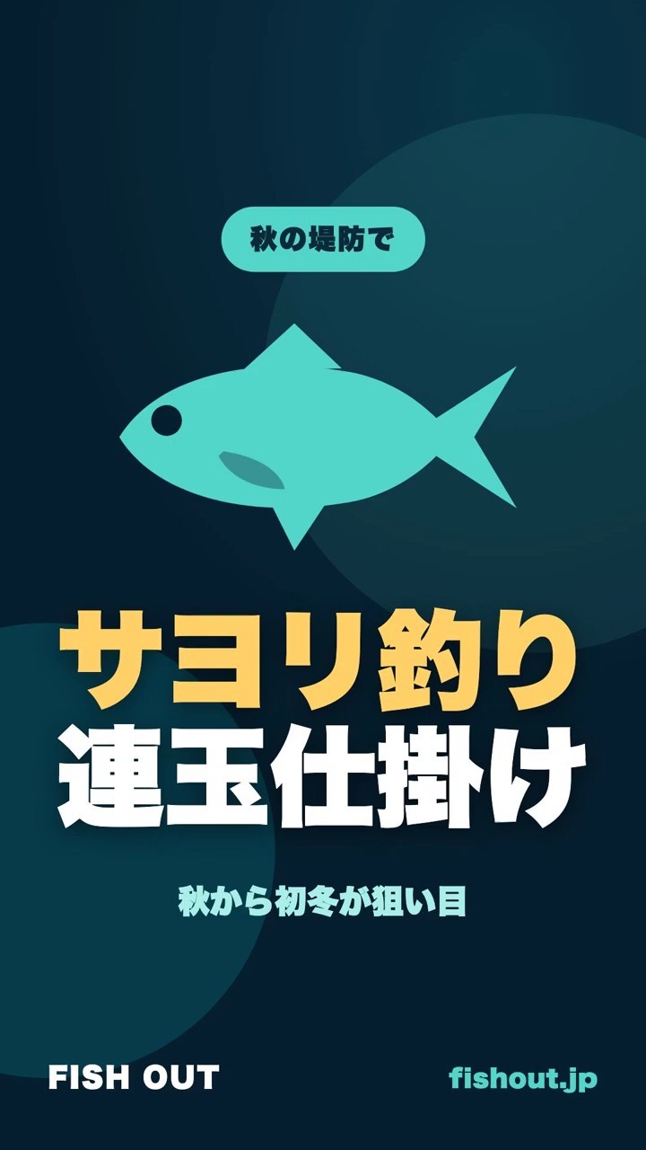 広島のサヨリ釣りの時期と仕掛け｜連玉ウキで狙う秋の堤防