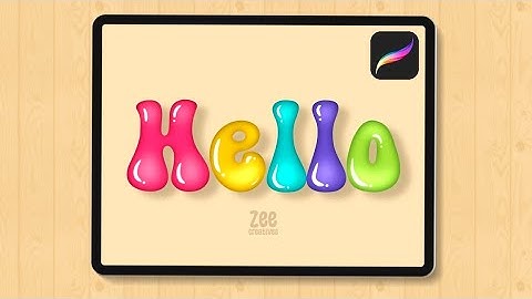 How to create 3D lettering in procreate | procreate beginners tutorial | #tutorial #procreate #art