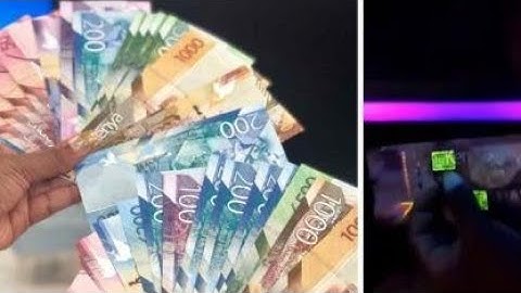 HOW TO DETECT FAKE CURRENCY USING UV LIGHT