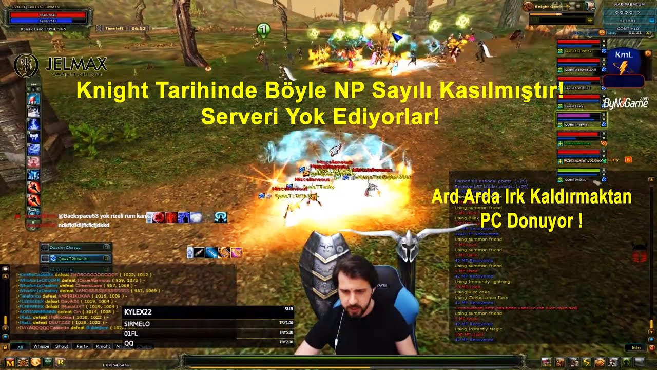 1ST3NM1 - Knight Tarihinde Böyle NP Sayılı Kasılmıştır! | Serveri Yok Ediyorlar! | Knight Online