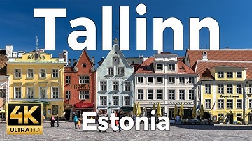 Tallinn, Estonia Walking Tour 4k - With Captions