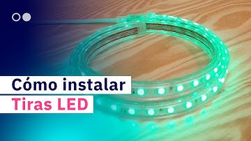 Cómo instalar una tira LED, RGB o Monocolor - efectoLED
