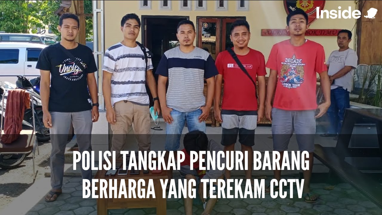 POLISI TANGKAP PENCURI BARANG BERHARGA YANG TEREKAM CCTV